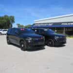 2025 Dodge Durango Police Pursuit Vehicle upfitted with emergency lights
