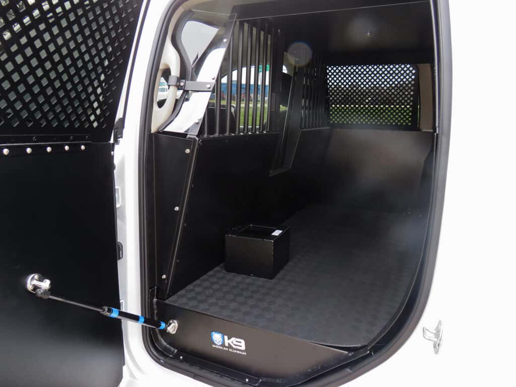 RAM police K-9 truck equipped for law enforcement operations