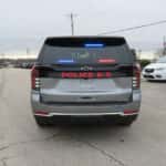Police-upfitted Chevrolet Tahoe PPV with K-9 configuration and law enforcement equipment