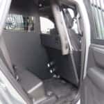 Chevrolet Tahoe PPV interior with law enforcement console and partition