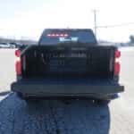 Rear view of 2025 Chevrolet Silverado police package with equipment