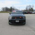 Front view of a 2025 Dodge Durango equipped for EMS duty with push bumper and integrated LED warning lights.