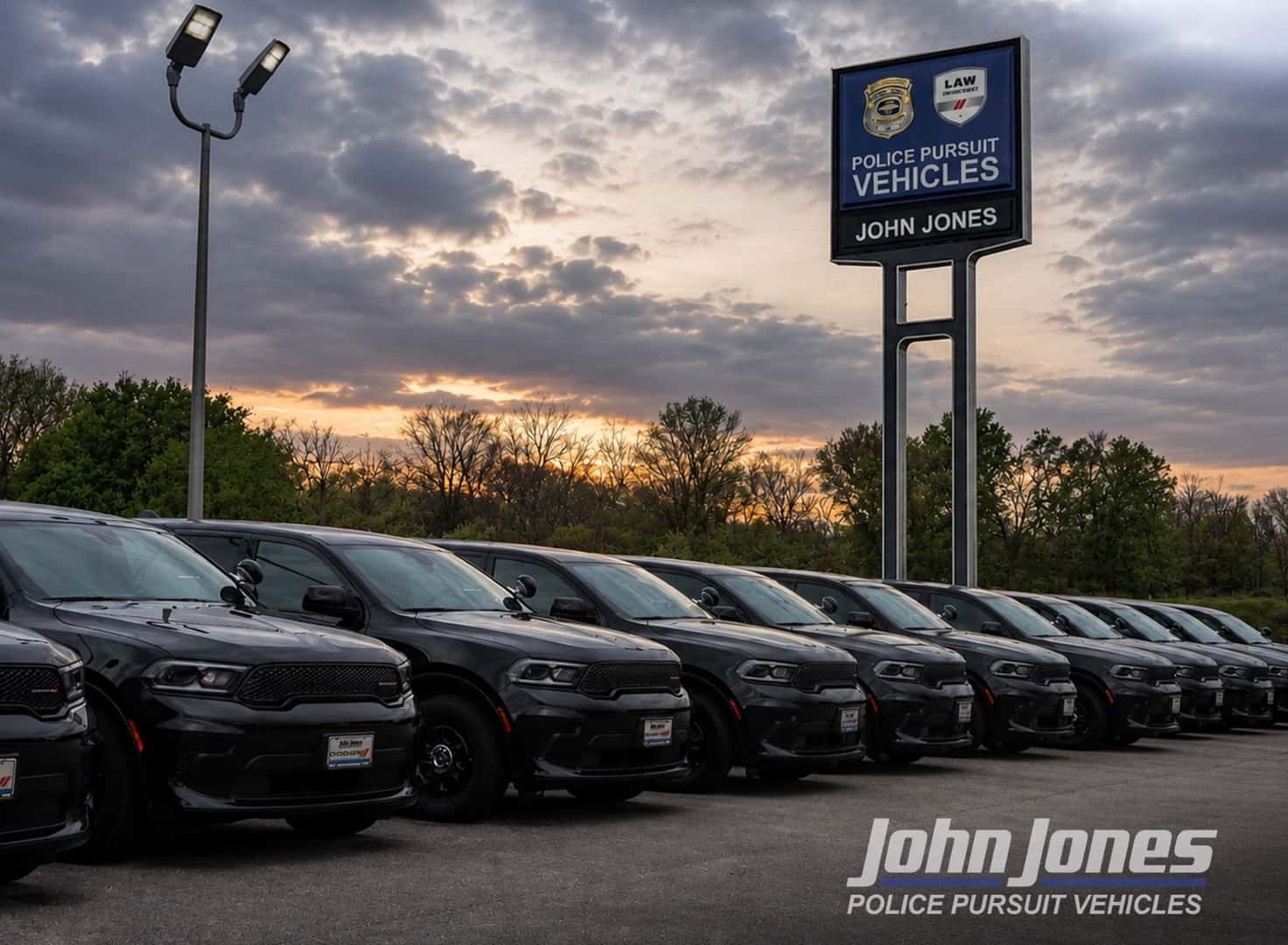 Exterior of Police Pursuit Vehicles