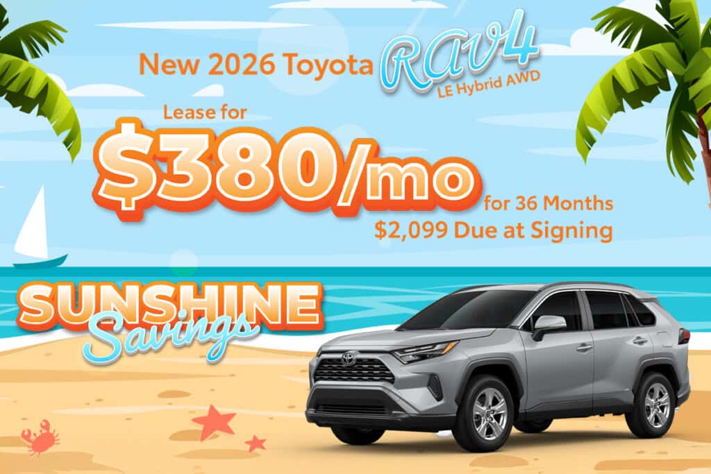 New 2026 Toyota RAV4 LE Hybrid AWD