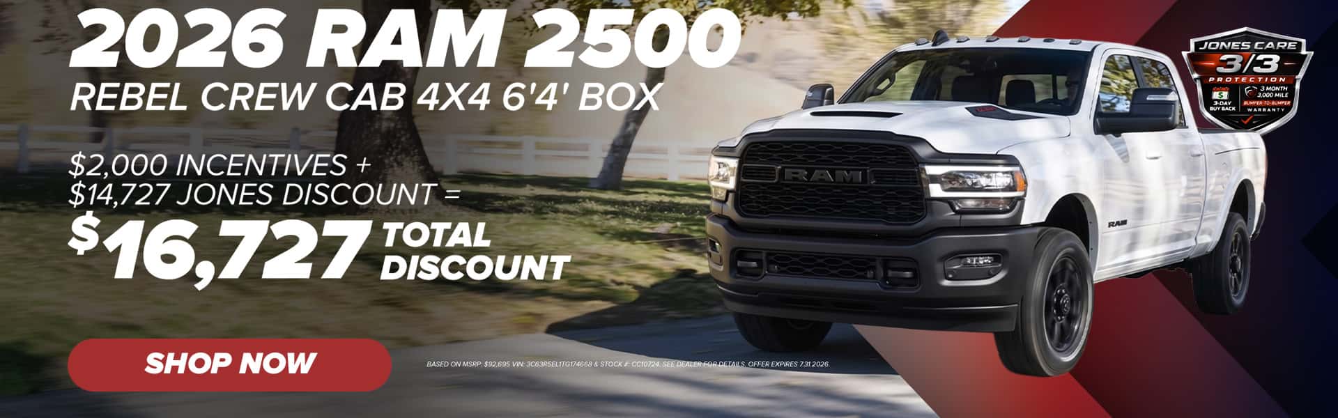 July 2026 Ram 2500 Special