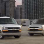Two 2026 Chevrolet Express Vans