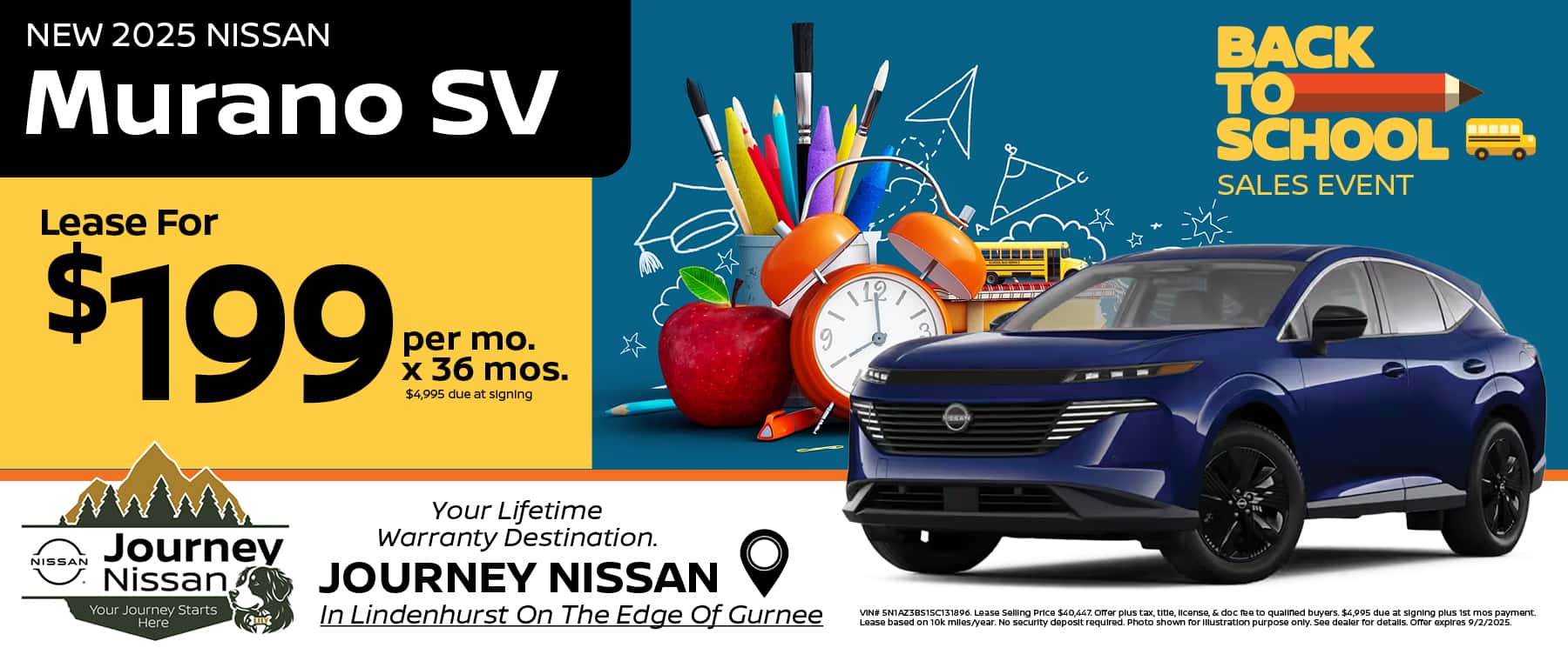 2025 Nissan Murano Lease Offer
