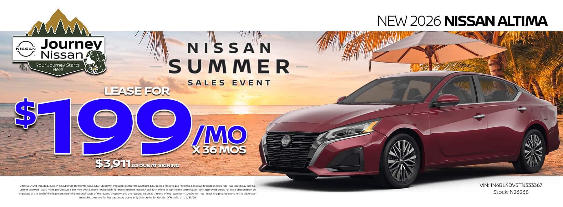 June 2026 New Vehicle Offer