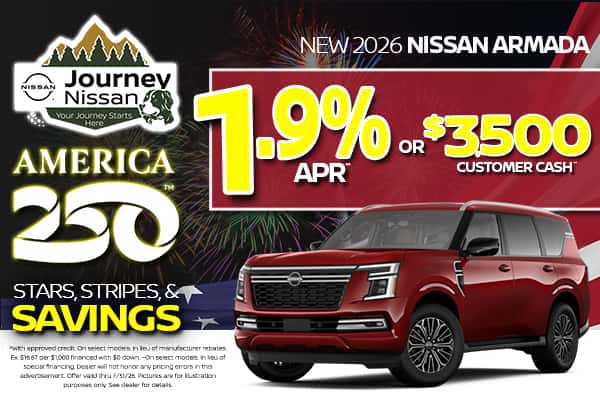 New 2025 Nissan Armada