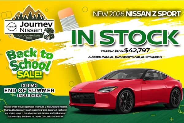 New 2026 Nissan Z Sport