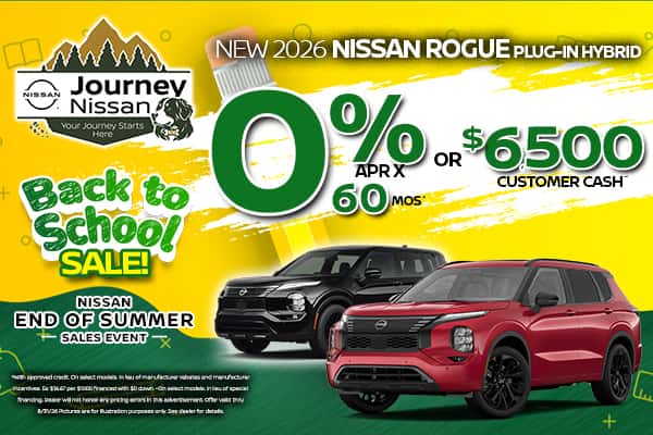 New 2026 Nissan Rogue Plug-in Hybrid