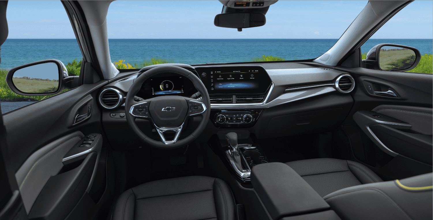 Chevrolet Trax interior dashboard and technology display