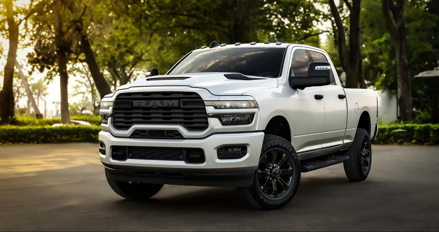 Ram 2500 Heavy Duty Black Express parked