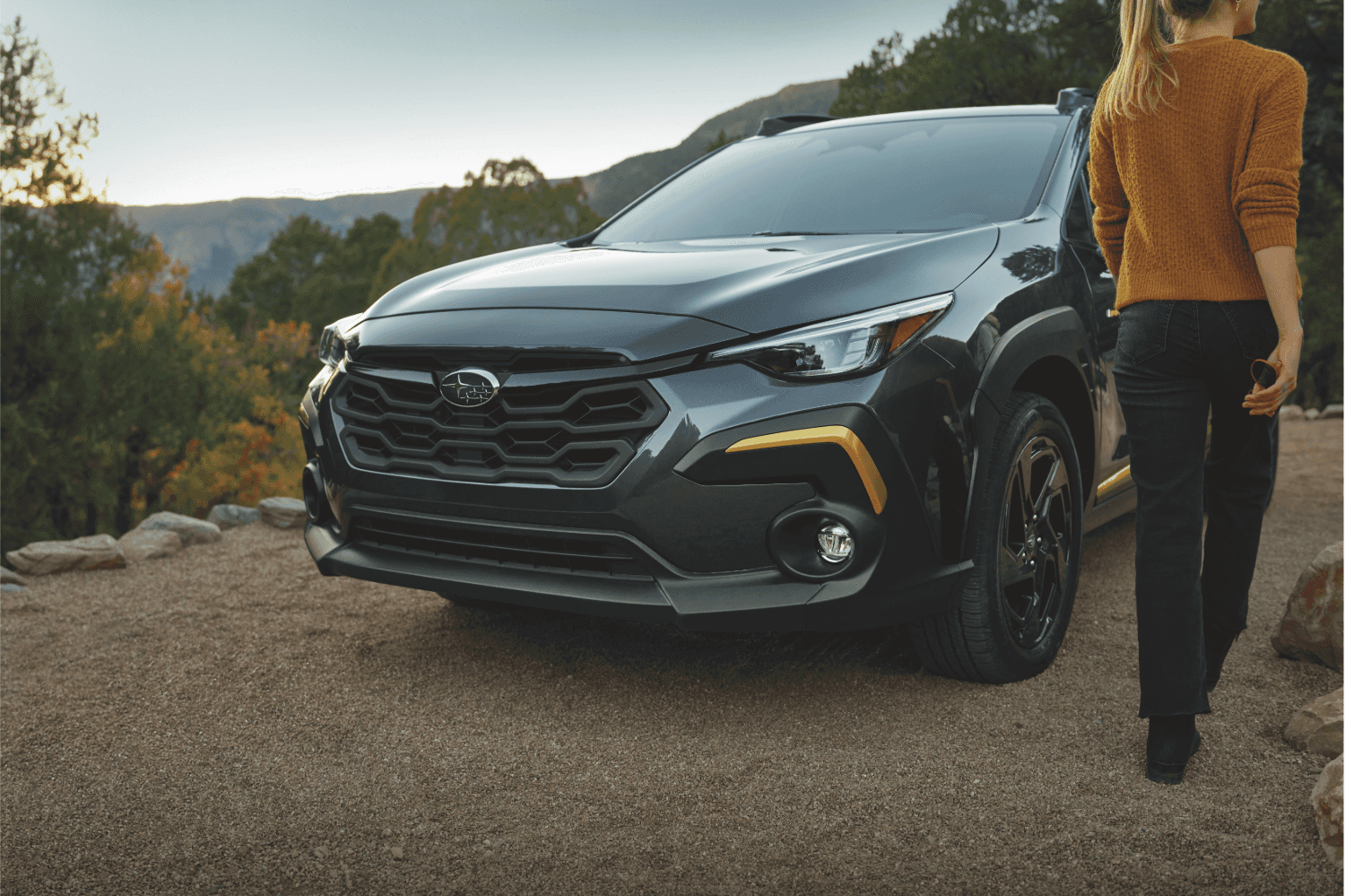 Subaru Crosstrek in action