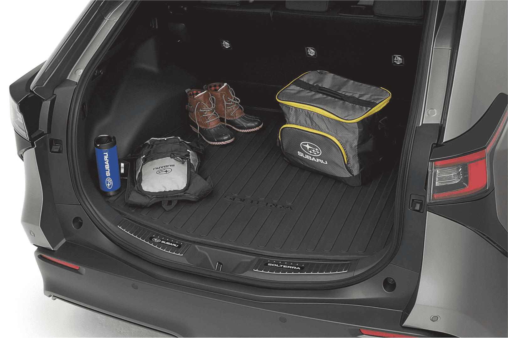 Cargo space with all‑weather mat — perfect for boots and dogs