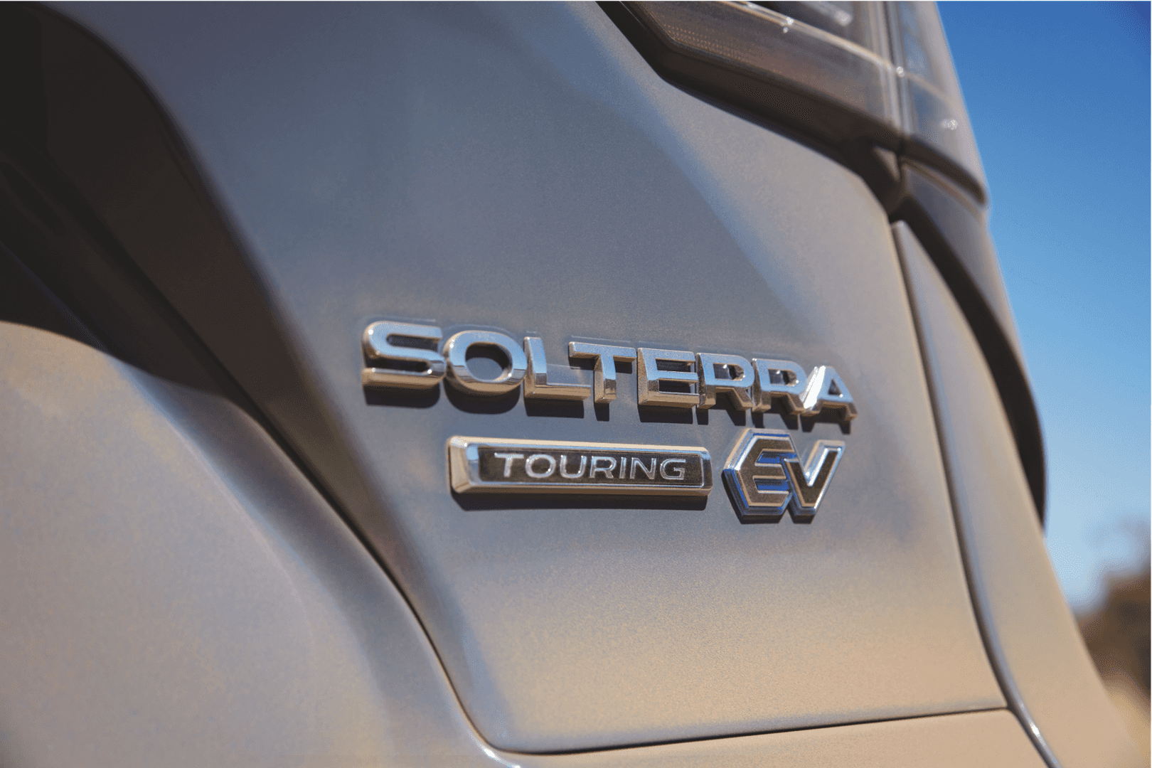 Touring badge close‑up