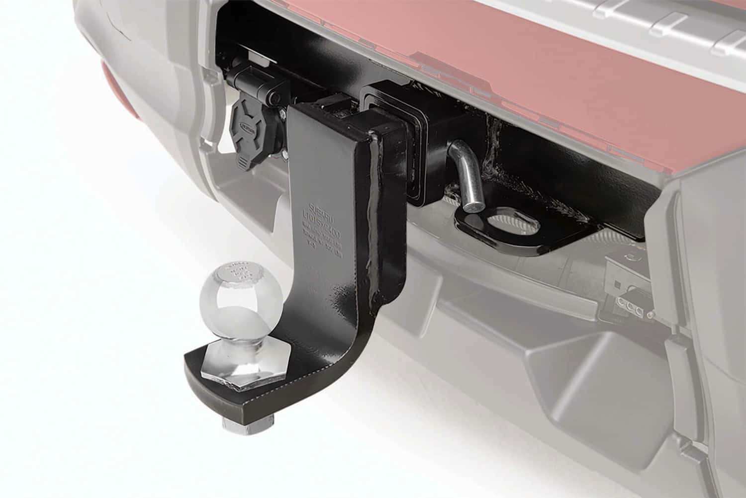 Subaru trailer hitch receiver with wiring harness