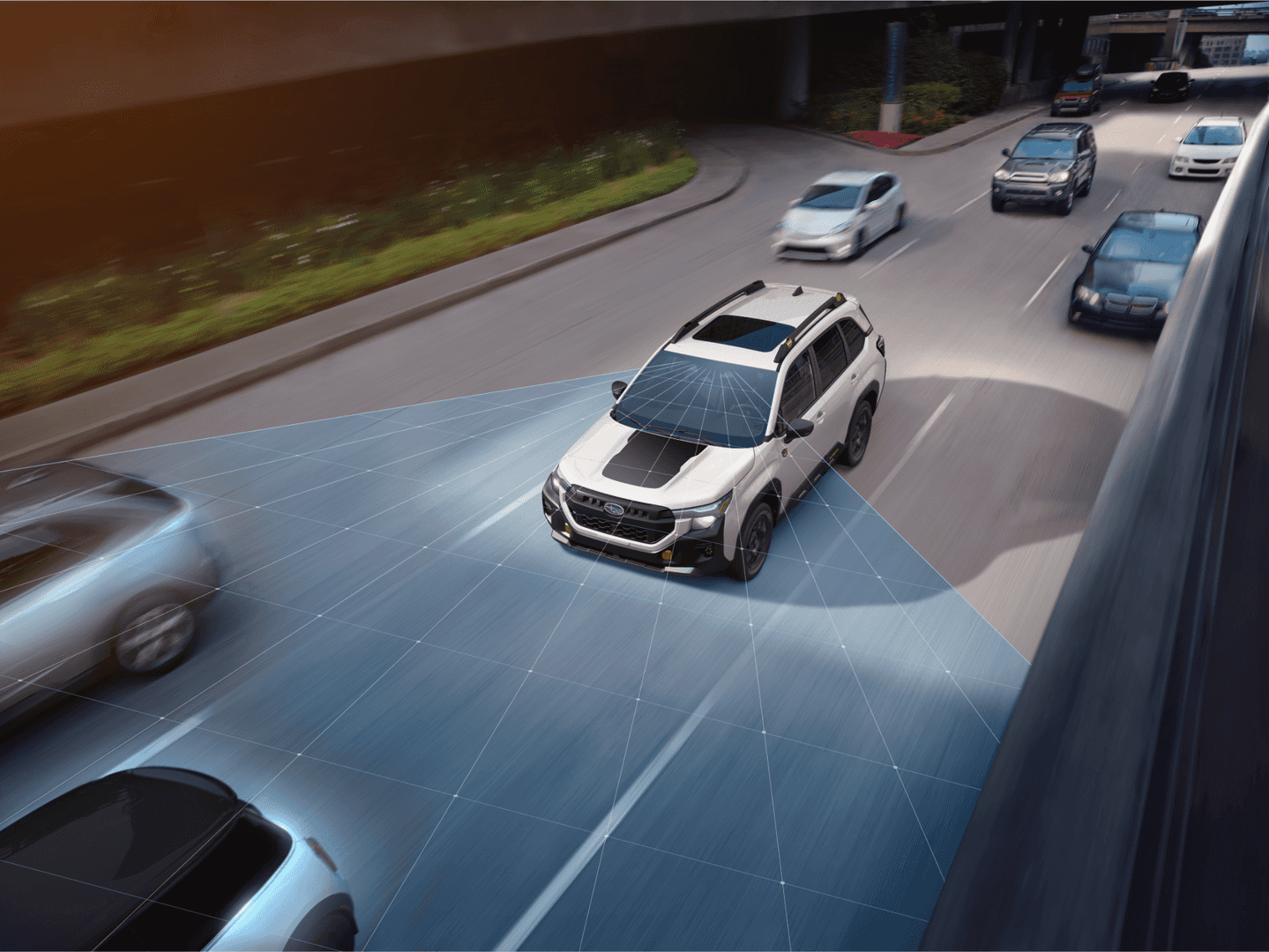 EyeSight Driver Assist adds confidence when fog sits in the valley