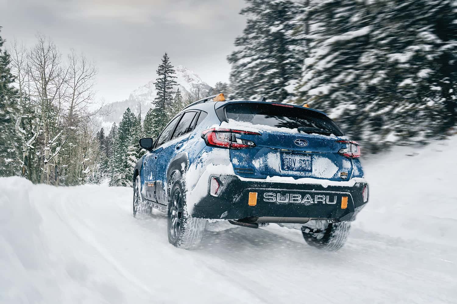 Subaru Crosstrek in winter