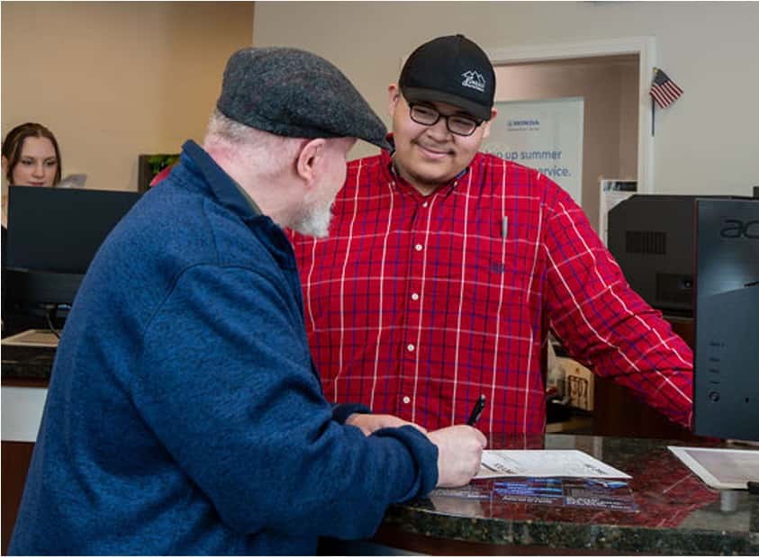 Appraisal taking place at Juneau Subaru