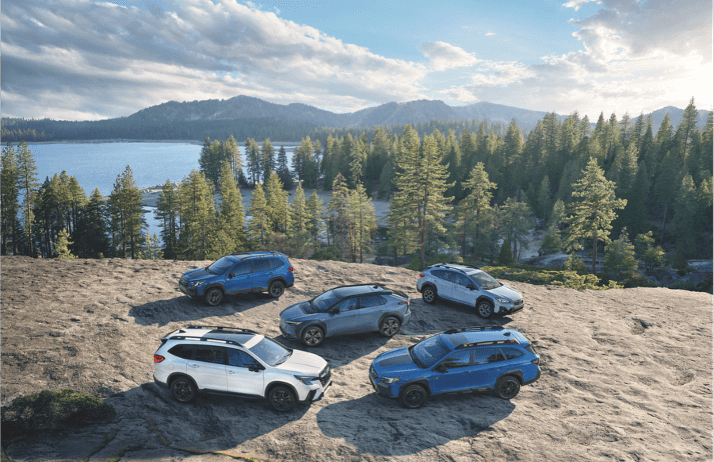 Subaru vehicles lineup in Alaska for Juneau driving