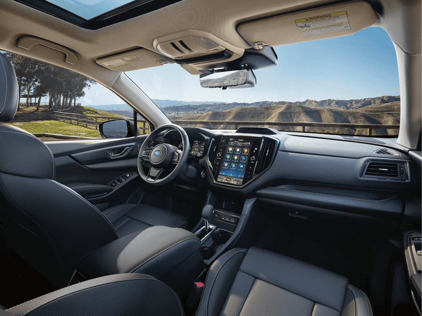 Subaru Ascent interior technology and comfort for big families