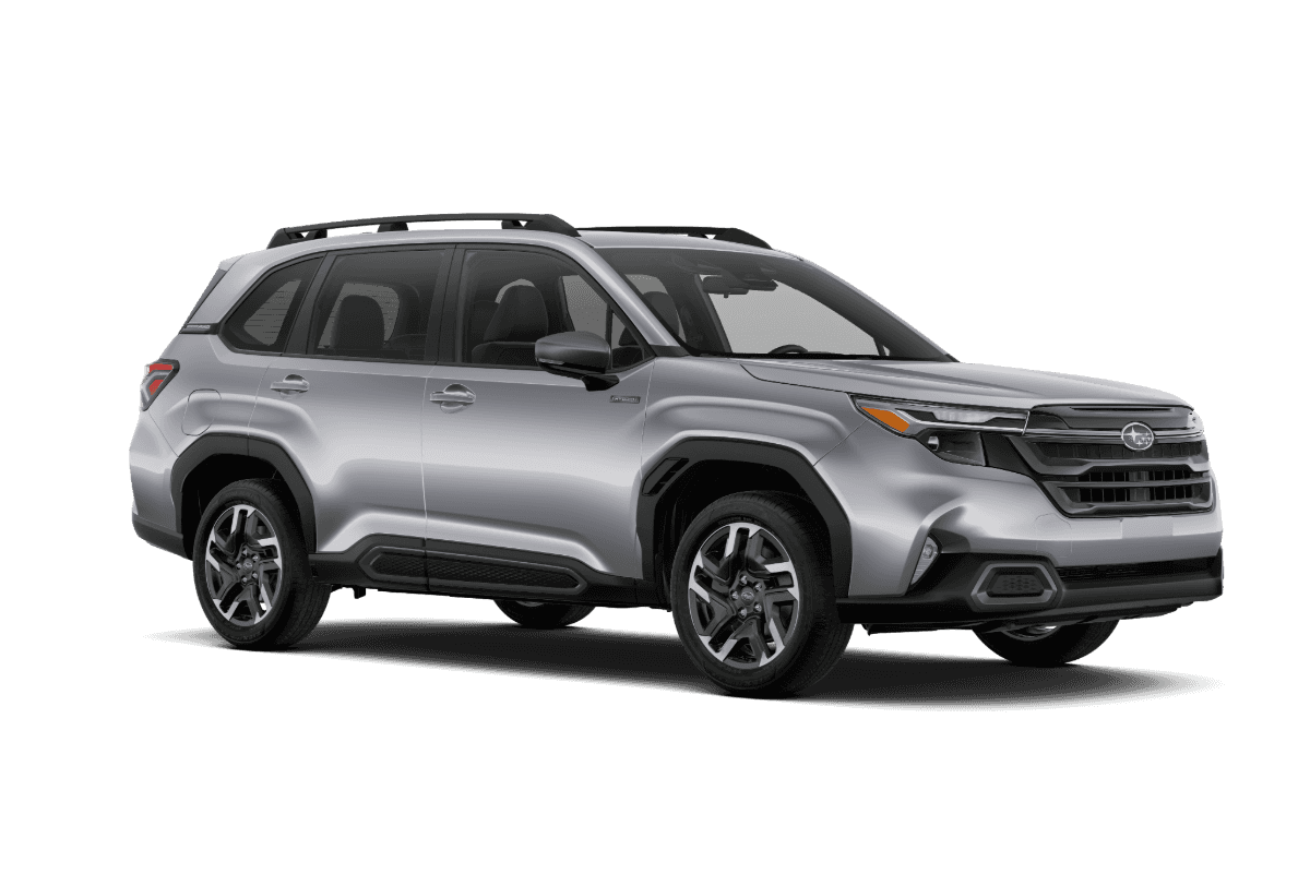 Subaru Forester Hybrid Limited trim in Ice Silver Metallic