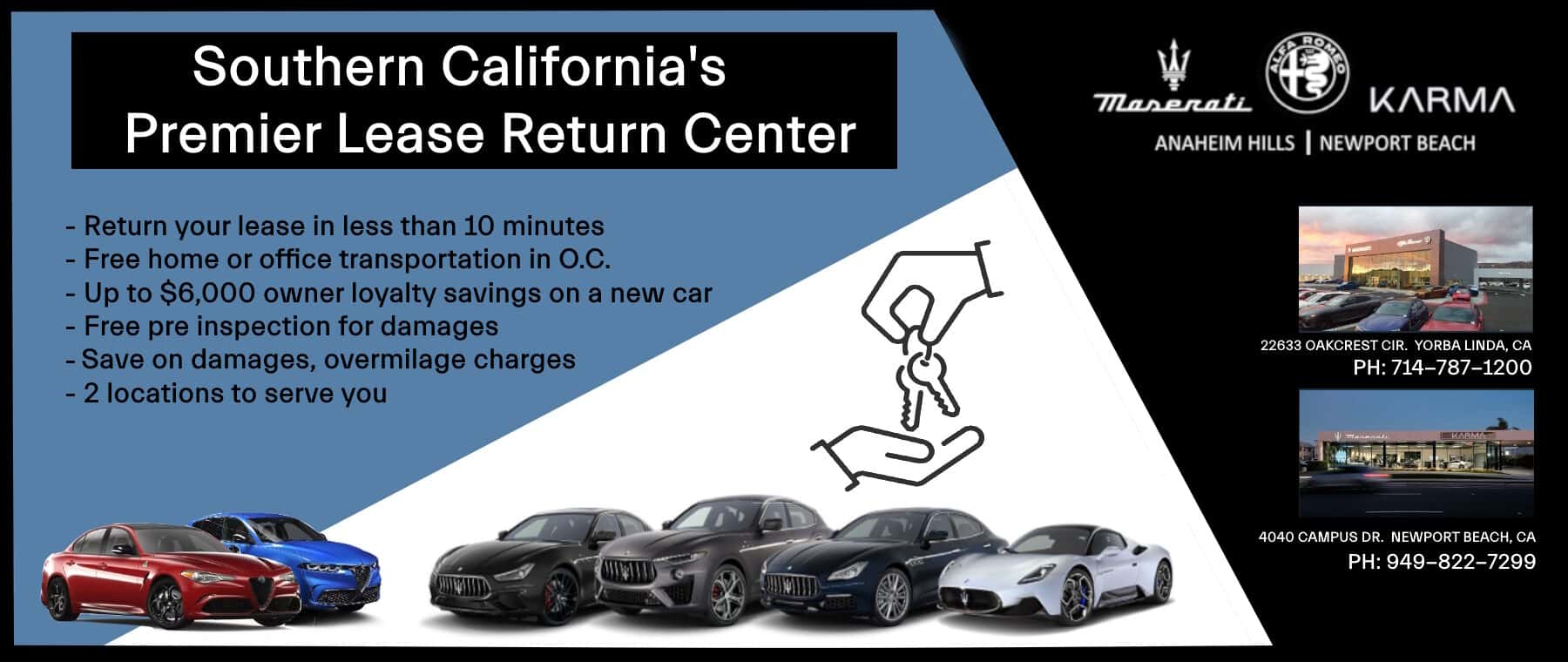 Lease return center