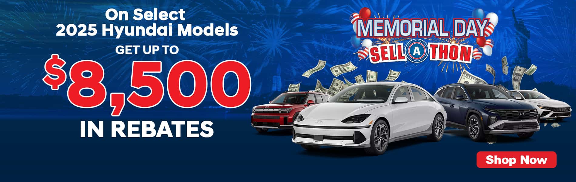 Up to $8500 in Rebates on 2025 Models