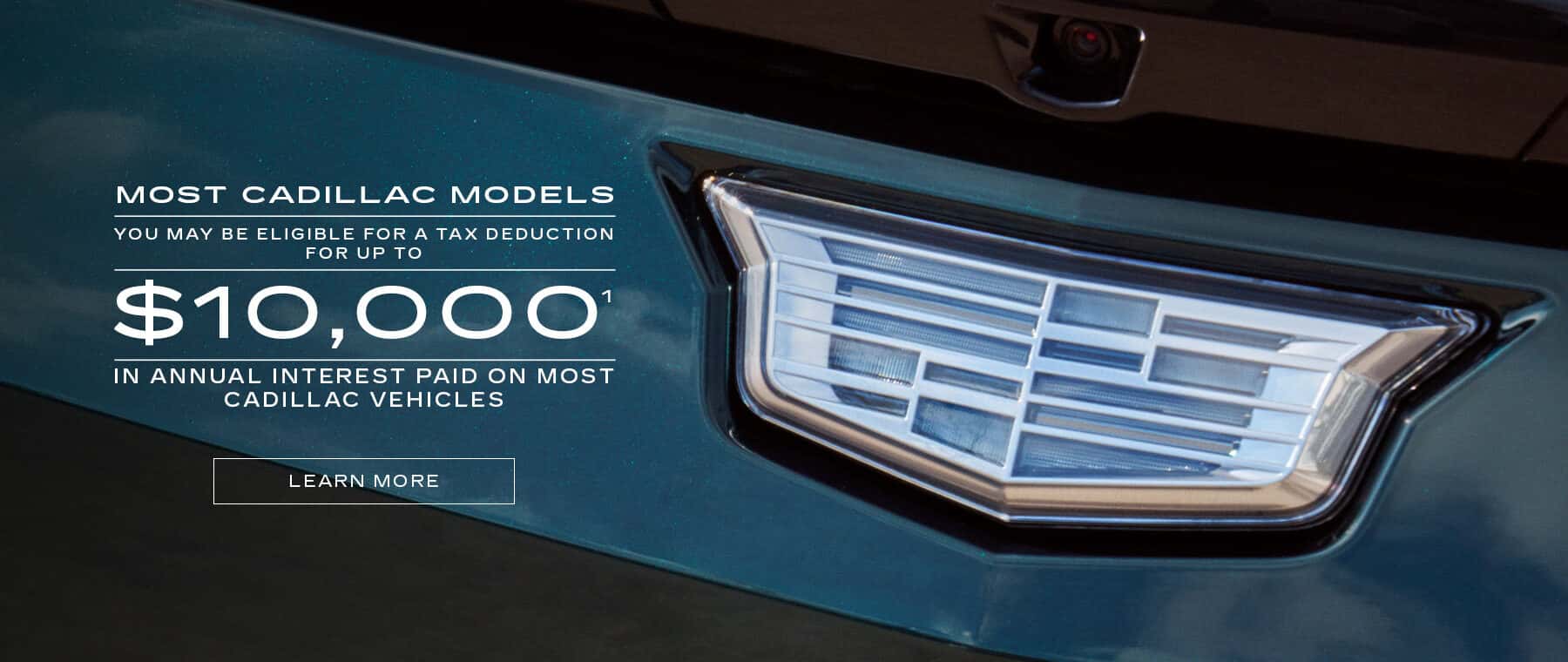 Drive luxury with potential business tax benefits. Many Cadillac models may qualify for up to a $10,000 annual interest deduction. Explore the Cadillac lineup at Kelly Cadillac today.