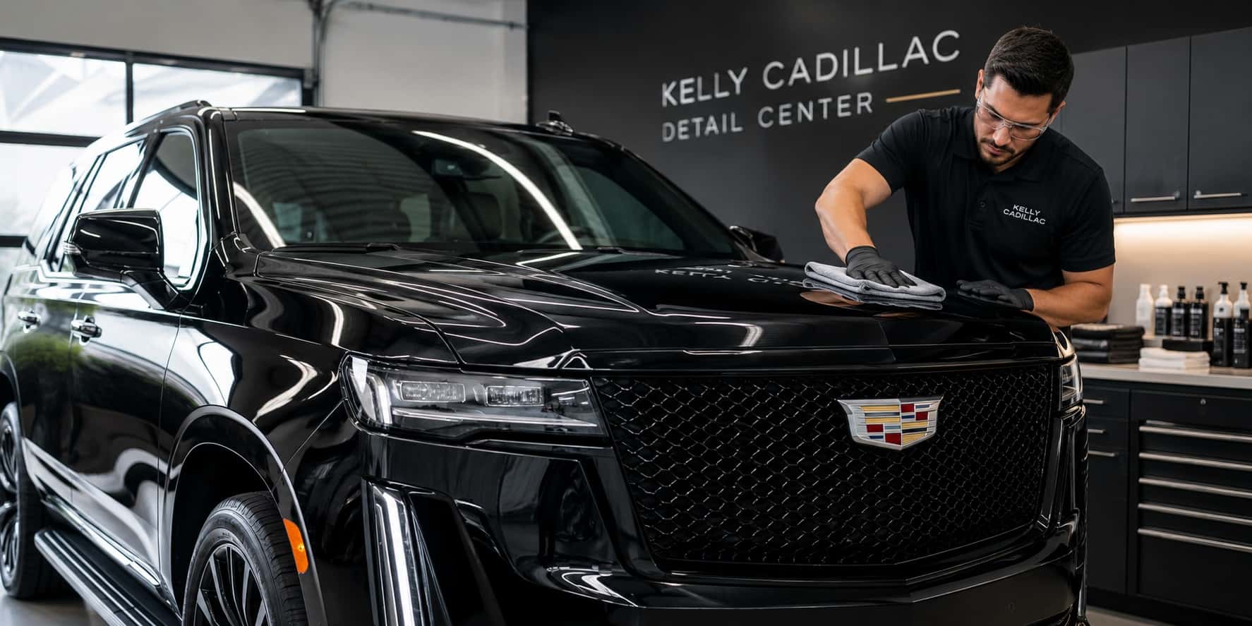 Premium vehicle care and auto detailing at Kelly Cadillac