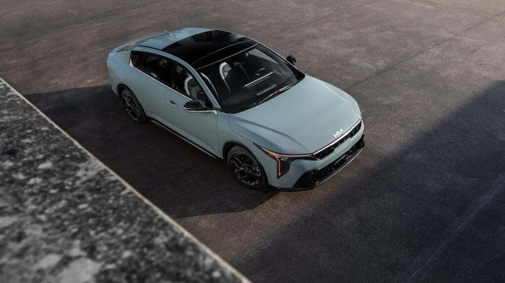 Birdeye view of the 2025 Kia K4