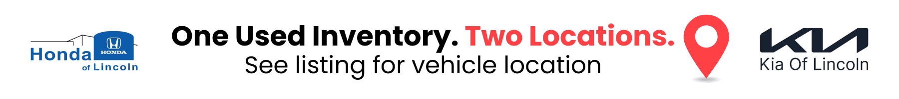 one used inventory. two locations.
