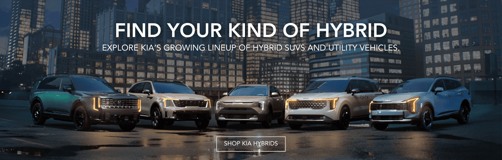 Kia Hybrid lineup