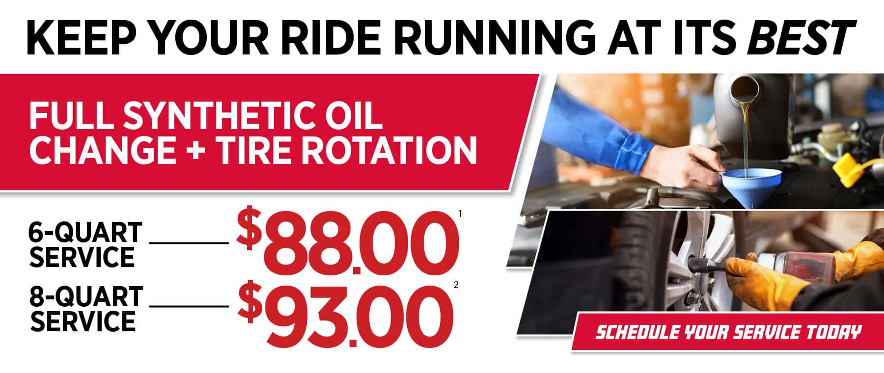 Oil Change Special