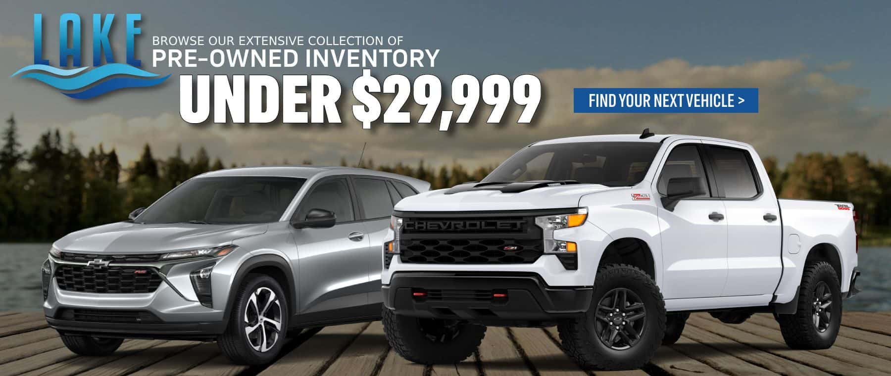 Used Vehicles Under $29,999