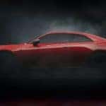 A red 2025 Dodge Charger Daytona Scat Pack is shown after looking at Dodge Charger sales.