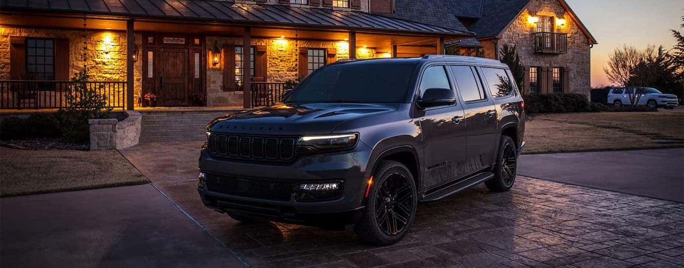 Black 2025 Jeep Wagoneer for sale near Charlotte in a driveway
