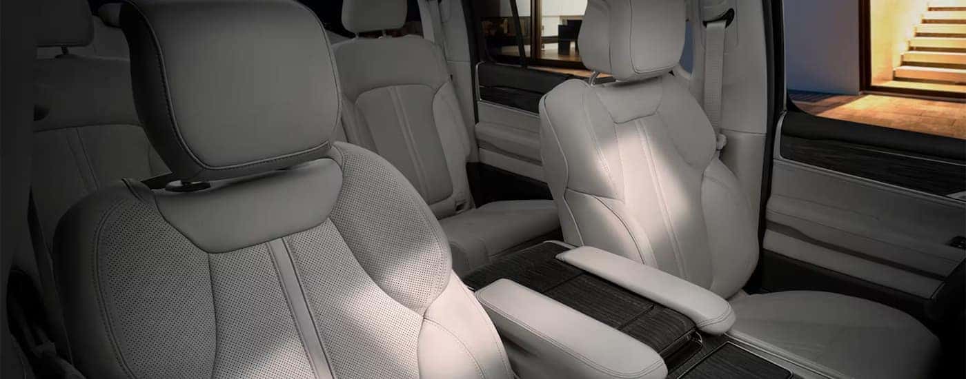 Light gray interior of a 2025 Jeep Wagoneer for sale near Statesville