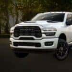 White 2026 Ram 2500 Black Express