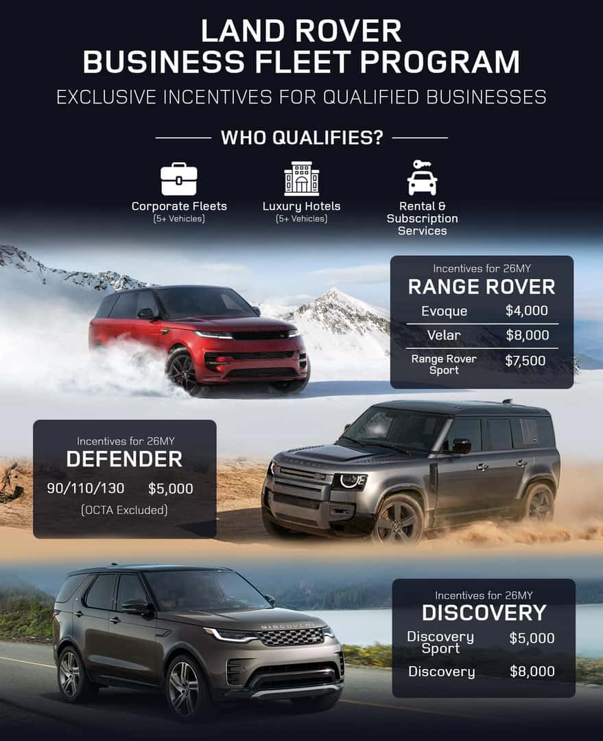 Land Rover Business Fleet Program
