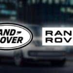 Side-by-side logos of Land Rover and Range Rover