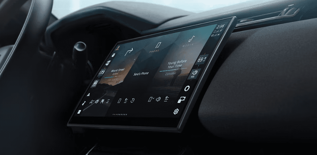 Infotainment system of the 2026 Range Rover Velar for sale in Cerritos, CA at Land Rover Cerritos