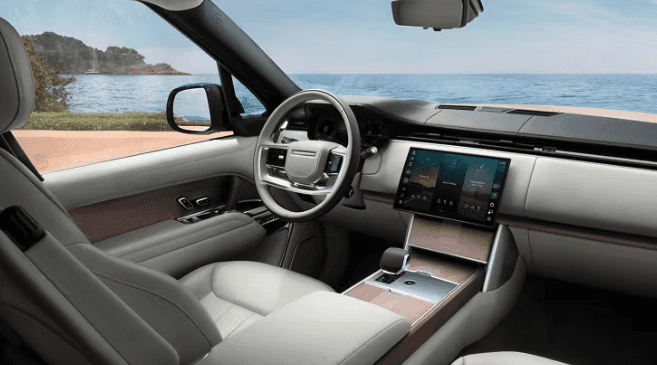 Land Rover premium interior featuring advanced InControl infotainment system and luxury seating