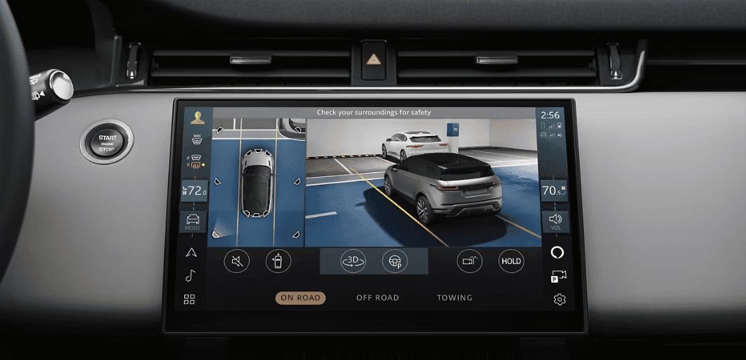 3D Surround Camera available in the 2026 Range Rover Evoque for sale at Cerritos, CA in Land Rover Cerritos