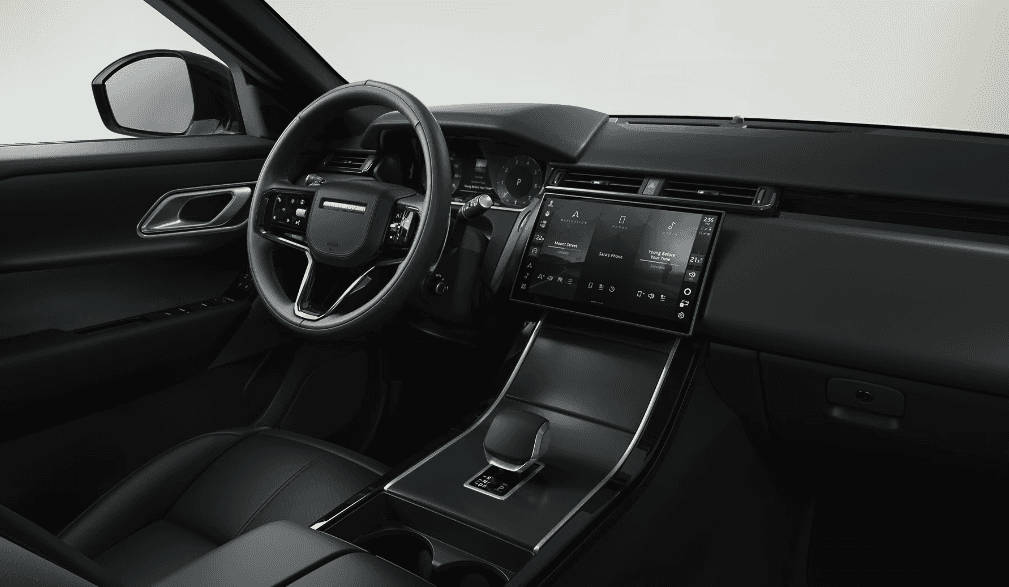 Interior of the 2026 Range Rover Velar for sale in Cerritos, CA at Land Rover Cerritos