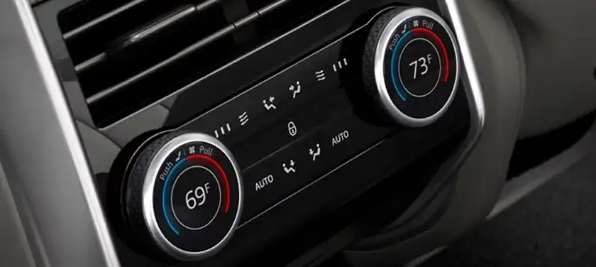 Range Rover four-zone climate control