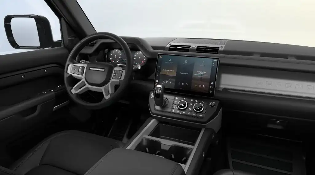 Interior of the 2026 Land Rover Defender 130 for sale in Cerritos, CA at Land Rover Cerritos