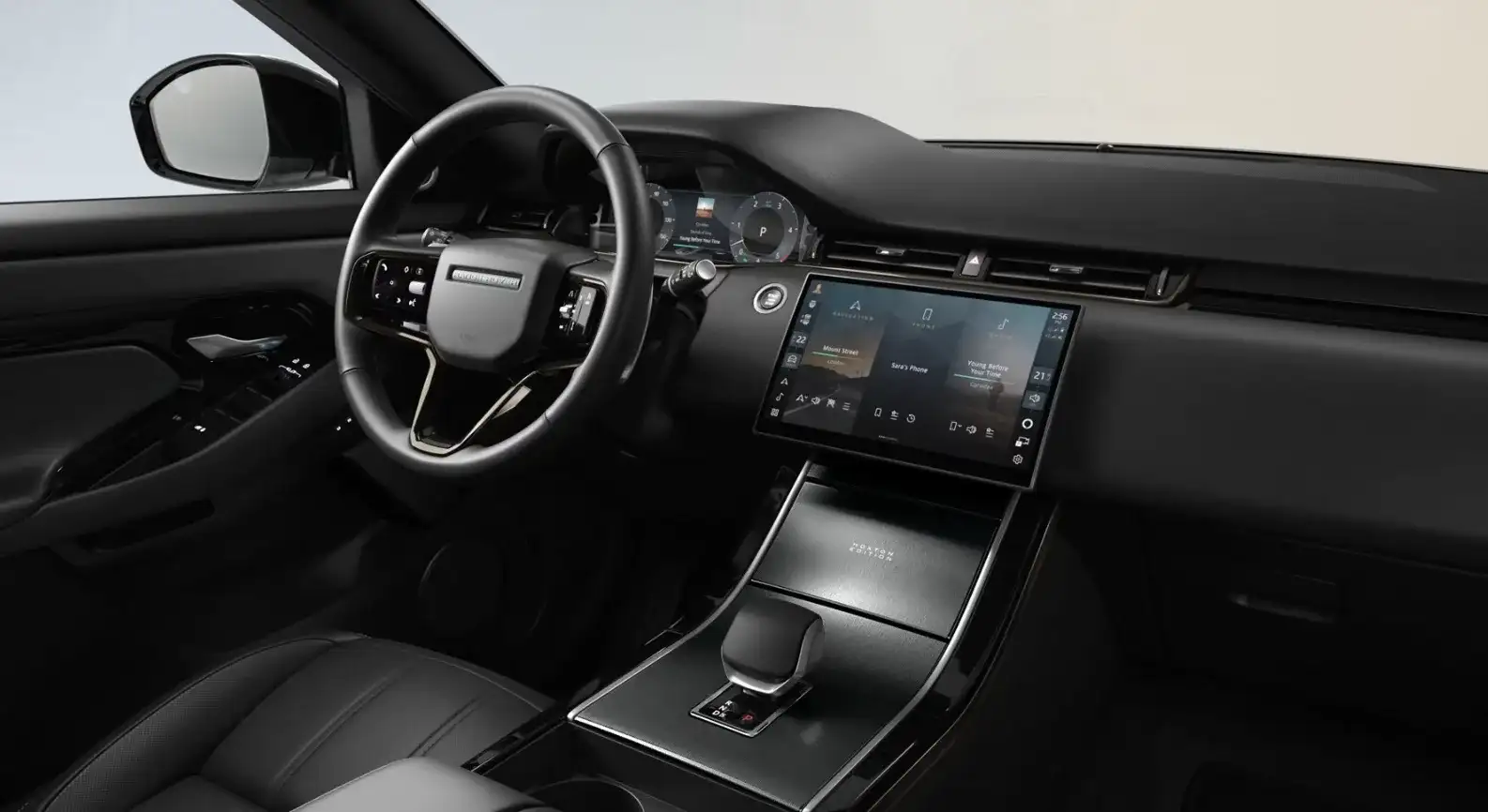 Interior of the 2026 Range Rover Evoque for sale in Cerritos, CA at Land Rover Cerritos