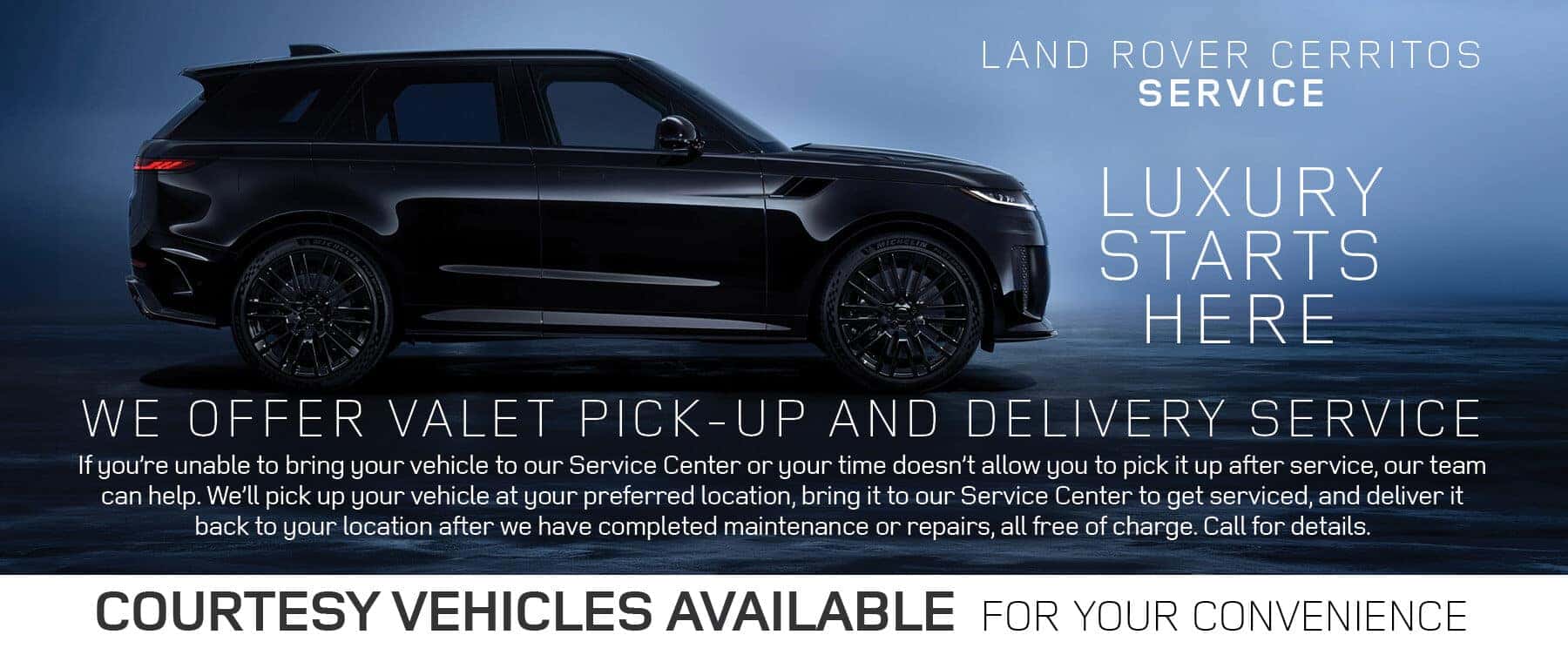 new combined courtesy/valet